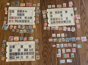 SÜDAMERIKA BRIEFMARKEN LOT & ALBUMSEITEN - 160+ BRIEFMARKEN - GEBRAUCHT - NACHLASSFUND - Bild 1 von 23