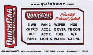 Large Labels for Switch Panels 50-003 Dunebuggy & VW - Picture 1 of 1