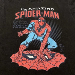 Amazing Spider-Man 2-sided Black Large T-shirt Marvel Comic Strip Movie Book - Picture 1 of 8