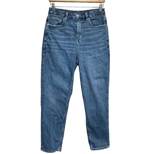 American Eagle Curvy Mom Jeans Damen 6 blau Denim hoher Bund Knöchel Freizeit - Bild 1 von 14