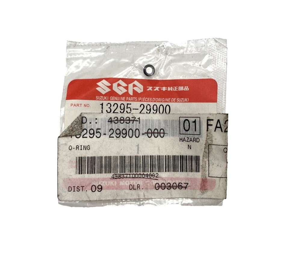 O-Ring Guarnizione Vite Aria Carburatore Suzuki Vari Modelli OEM 13295-29900 - Immagine 1 di 1
