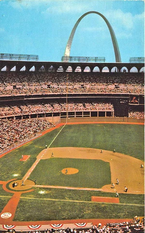 St Louis MO Busch Memorial Stadium The Cardinals Postcard Cover