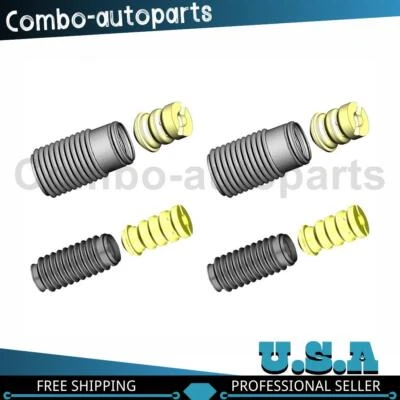 Fuelle de puntal de suspensión delantera trasera 4 piezas para BMW 525i 1992-2003 Foto 1 de 4