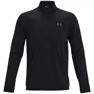 Under Armour Golf Mens Storm Windstrike Half Zip Top, Black, NEW - Picture 1 of 5