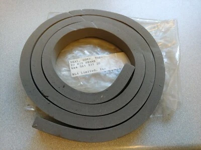 NUEVO DE LOTE ORIGINAL STODDARD PORSCHE 356 356A 356C 356SC CABINA SUPERIOR SELLO METEOROLÓGICO NLA Foto 1 de 2