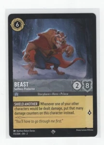 Disney Lorcana Floodborn Beast 172/204 Súper Raro SIN LÁMINA - Imagen 1 de 2