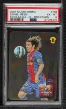 2007 Mundicromo Las Fichas de la Liga 2008 Top Platinum Lionel Messi #758 PSA 6