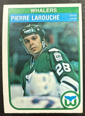 1982-83 O-Pee-Chee OPC Hockey - #125 Pierre Larouche - Hartford Whalers - Image 1 of 2