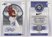 2018 Leaf Perfect Game National Showcase Blue /15 Josh Fitzgerald #BA-JF3 Auto