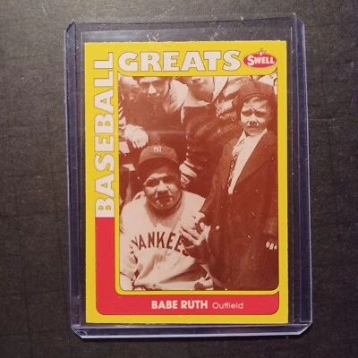 1991 Swell Baseball Greats #124 Babe Ruth - Image 1 of 2