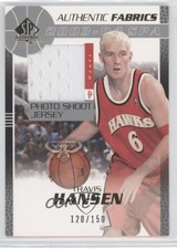 2003-04 SP Authentic Authentic Fabrics /150 Travis Hansen #TH-J Rookie RC