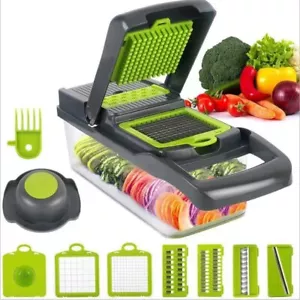 15 in 1 Vegetable Cutter Dicer Chopper Kitchen Salad Fruit Peeler Cutter - Picture 1 of 19
