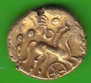 Coin GOLD Celts Trinovantes and Catuvellauni Stater 45-40 BC nswleipzig - Picture 1 of 3