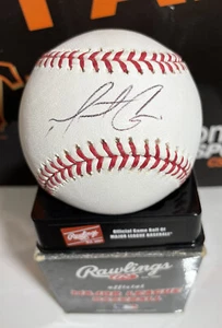 SF Giants Matt Cain Auto Ball MLB Hologram 2012 Perfect game - Picture 1 of 5