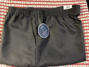 Karen Scott Womens Comfort Waist Classic Fit Black Pull-On Pants 2X - Picture 1 of 3