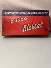 Vintage New Rusco Deluxe Blokset Brake Shoes In Original Box 1949 Ford Packard