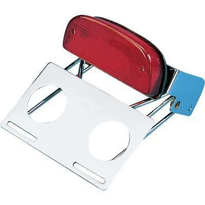 Conjunto de soporte cromado/luz trasera personalizada Drag Specialties DS-272026 Foto 1 de 1