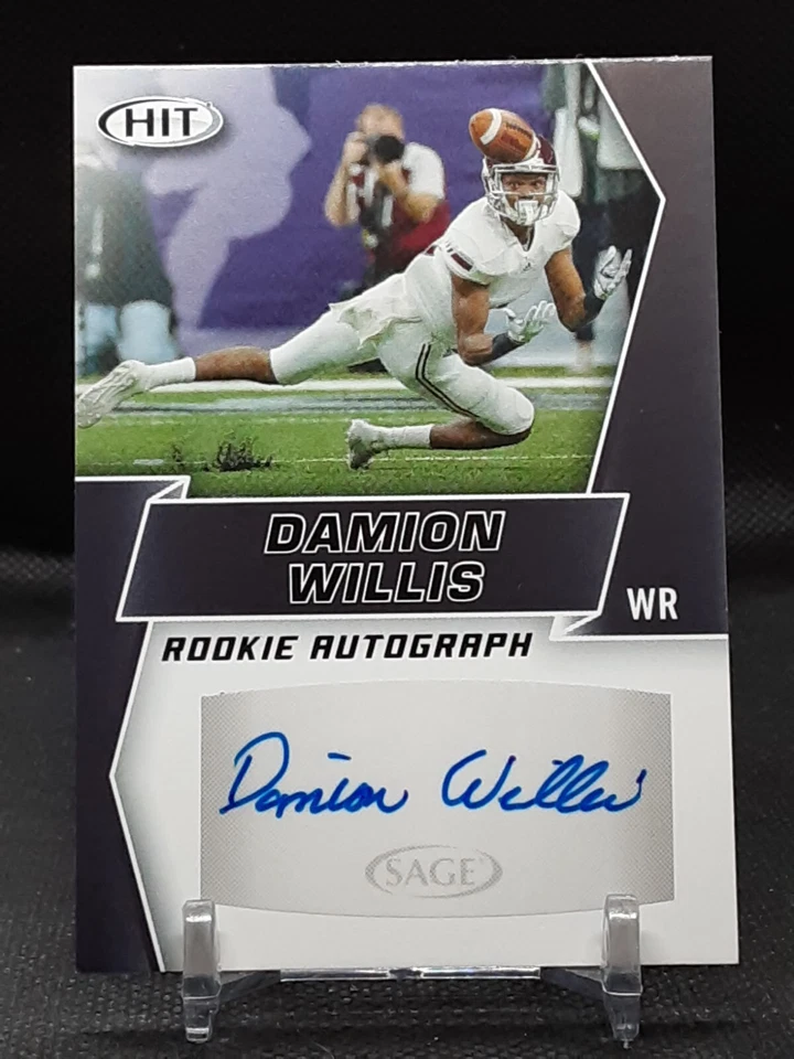 DAMION WILLIS 2019 SAGE HIT AUTO ROOKIE BENGALS - Image 1 of 1
