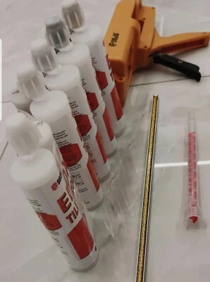 1 x GLITTER GOLD Mould Resistant Epoxy Grout + 1 x Gun Free NEXT DAY UK SHIPPING - Image 1 of 4