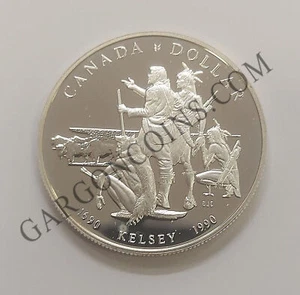 Canada 1 Dolar 300 aniversario del viaje de Henry Kelsey - Imagen 1 de 2