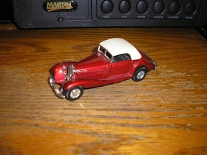 Vintage Yatming 1/43 ? 4 3/4" Mercedes Benz 540K Cabriolet Red Pull Back Action - Picture 1 of 4