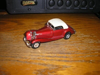 Vintage Yatming 1/43 ? 4 3/4" Mercedes Benz 540K Cabriolet Red Pull Back Action - Image 1 of 4