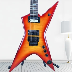 Guitarra Eléctrica Cherry Sunburst Dimebag Pastillas 2H Parte Negra Diapasón Negro - Imagen 1 de 13