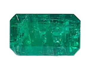 1.26ct ETW Emerald Cut Natural Emerald Gemstone - Picture 1 of 5
