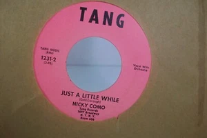 Nicky Como - Just A Little While / Your Guardian Angel. Seltene weiße Doo-Wop sehr guter Zustand+ - Bild 1 von 2