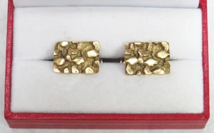 GEMELOS CLÁSICOS PEPITA ORO AMARILLO 18K - Imagen 1 de 3