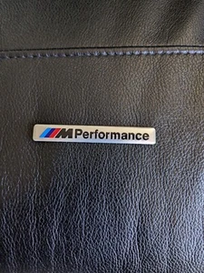 BMW M Performance Logo Emblem Badge Car Fender Tailgate Series Sport Silver - Picture 1 of 3