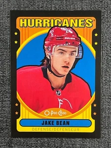 Jake Bean 2021-22 OPC O-Pee-Chee Hockey Retro Black Border /100 #322 - Picture 1 of 2