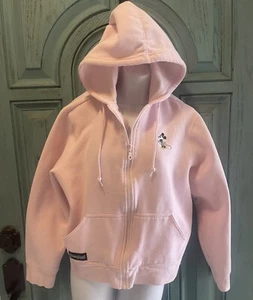 XL PINK Walt Disney World Disneyland Jacket Girls Minnie Mouse Zip Up Hoodie - Picture 1 of 20