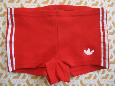Short Adidas Ventex rouge Vintage Polyamide Running 80'S Enfant - 10 /  12 ans - Photo 1/4