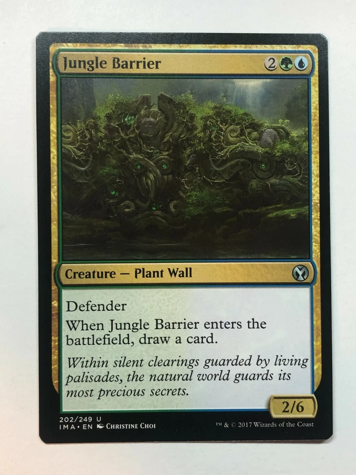 MTG Iconic Masters Jungle Barrier 202 NM/M - Image 1 of 1