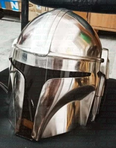 Réplica de armadura de utilería de Star Wars casco The Mandalorian con forro y correa para la barbilla - Imagen 1 de 6