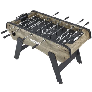 MUWO "Champion" Tischkicker Premium Fußball 153x74x96 cm braun schwarz neu - Bild 1 von 1