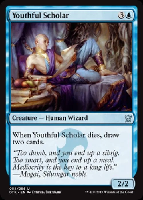 Youthful Scholar -Foil Light Play MTG Dragons of Tarkir - Image 1 of 1