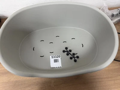 Plastic Pet Basket - Grey - 50 cm - Image 1 of 4