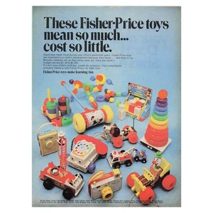 Fisher Price Toys Chatter Telephone Jolly Jalopy Vintage Magazine Print Ad 1969 - Picture 1 of 1