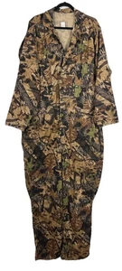 Vintage Mossy OAk Camo Coveralls XL Bottomlands Hunting Coveralls Uninsulated - Picture 1 of 8