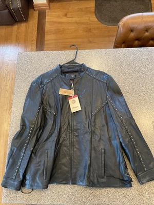 Chaqueta de cuero Indian Motorcycle Adeline para mujer NUEVA 3XL #286891414 34 Foto 1 de 4