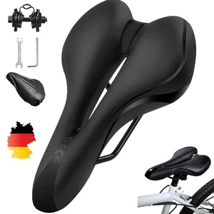 Ergonomische GEL Fahrrad Sattel Fahrradsitz Prostata Herren Damen Bike Unisex DE - Bild 1 von 22