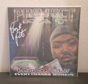 PROJECT PAT - Mista Don't Play SIGNED Vinyl LP Cover [IN HAND, SHIPS NOW!!] 🆕 ✅ - Picture 1 of 2