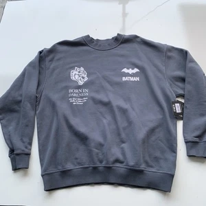 Darc Sport Batman x Wolves Born in Darkness Crewneck Gray Large Limited Edition - Picture 1 of 11