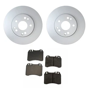 Hella Front Rotors Low-Met Disc Brake Pad Kit For W124 300CE 300E 400E E320 Base - Picture 1 of 1