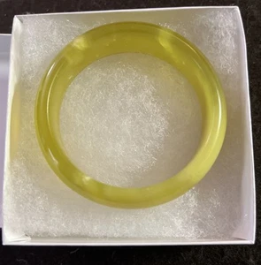58 mm Oliv Williamsit Serpentin Armreif Armband 7,2" Umfang - Bild 1 von 4
