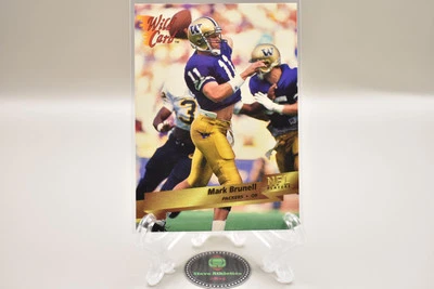 Mark Brunell Green Bay Packers 1993 Wild Card Rookie RC Card #135 - Image 1 of 2