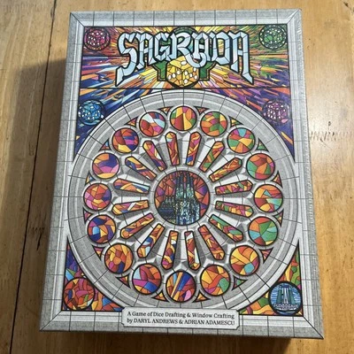 Juego de mesa de estrategia Sagrada - Dibujo de dados y elaboración de ventanas Juegos de puerta de inundación Foto 1 de 3