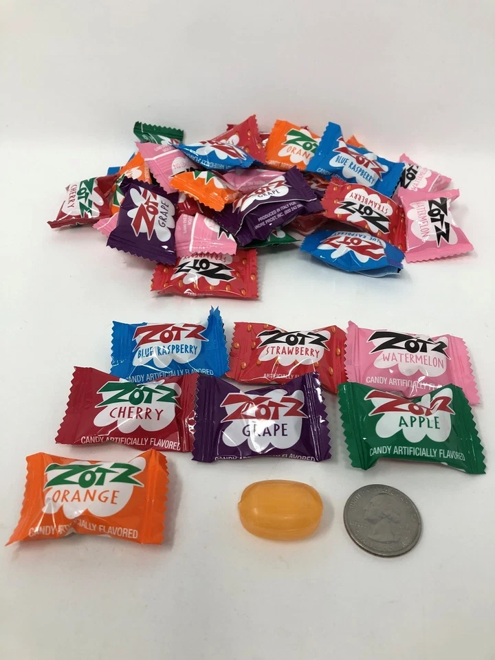 Caramelo Zotz a granel surtido envuelto dulce Zotz caramelo 5 libras Foto 1 de 1